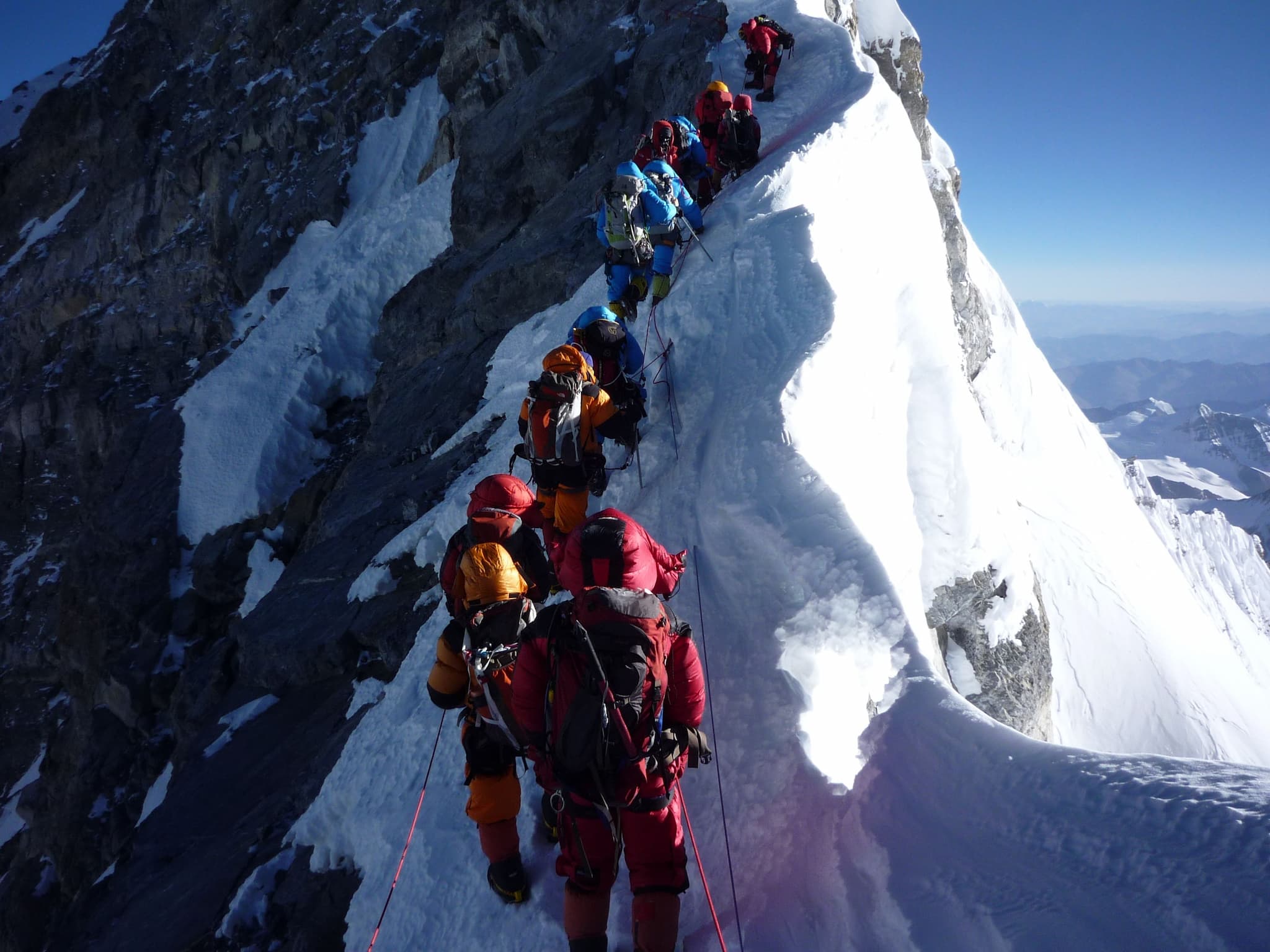 Ropes fixing to the peak of Everest completed, climbing opens