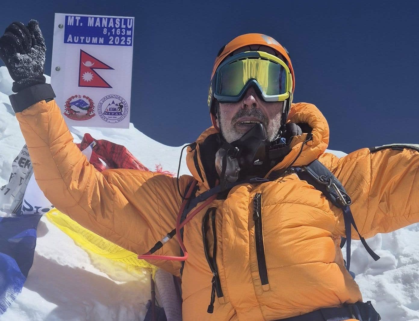 Italian Climber Ernesto Conquers Manaslu in Spectacular Summit