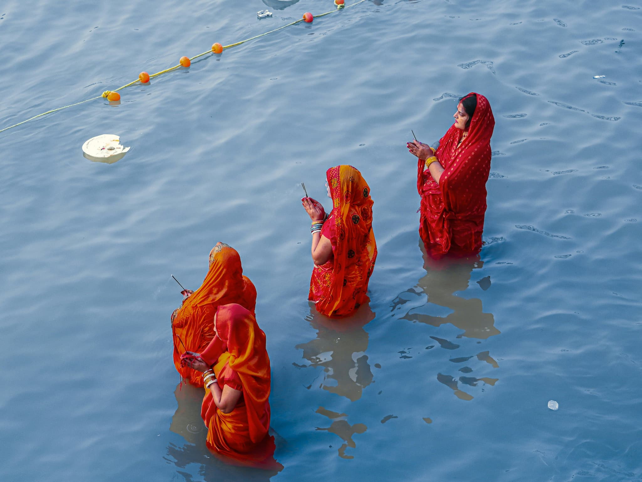 Celebrating the Chhath festival