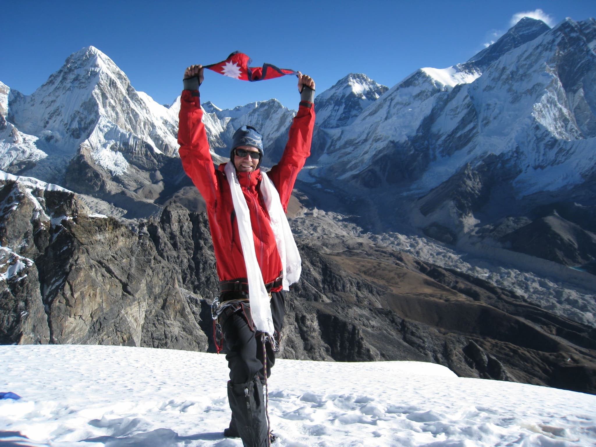 Lobuche Peak climbing from Lobuche